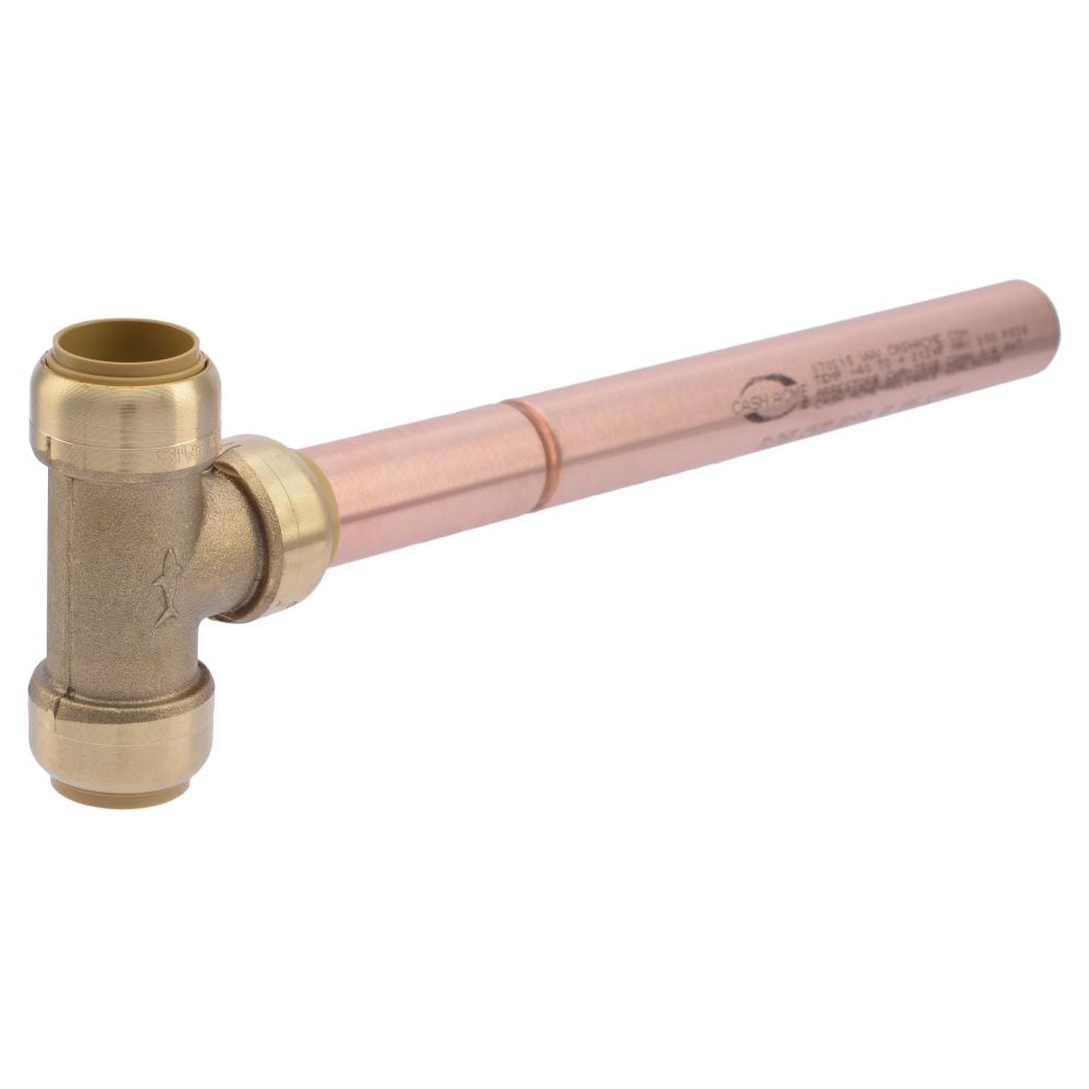 SharkBite-3/4 inch Brass Residential Water Hammer Arrestor Tee