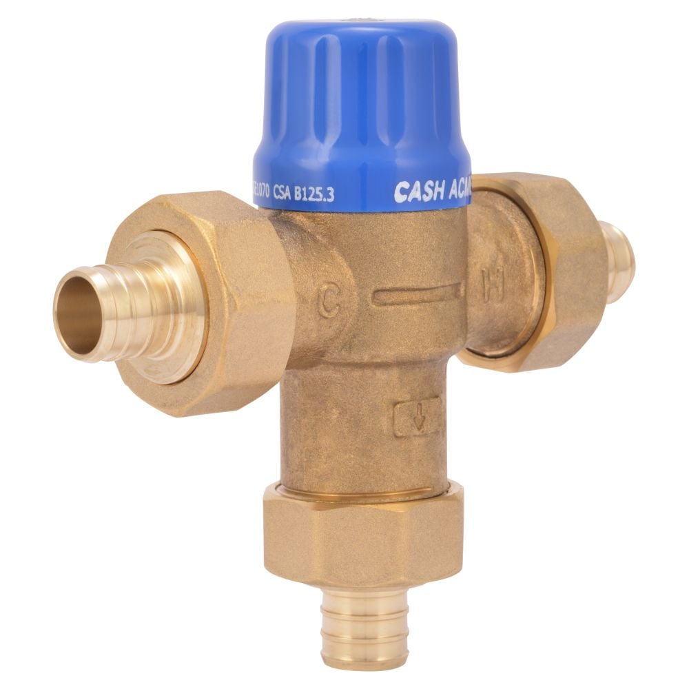 3/4 inch HG-110 PEX Barb Thermostatic Mixing Valve