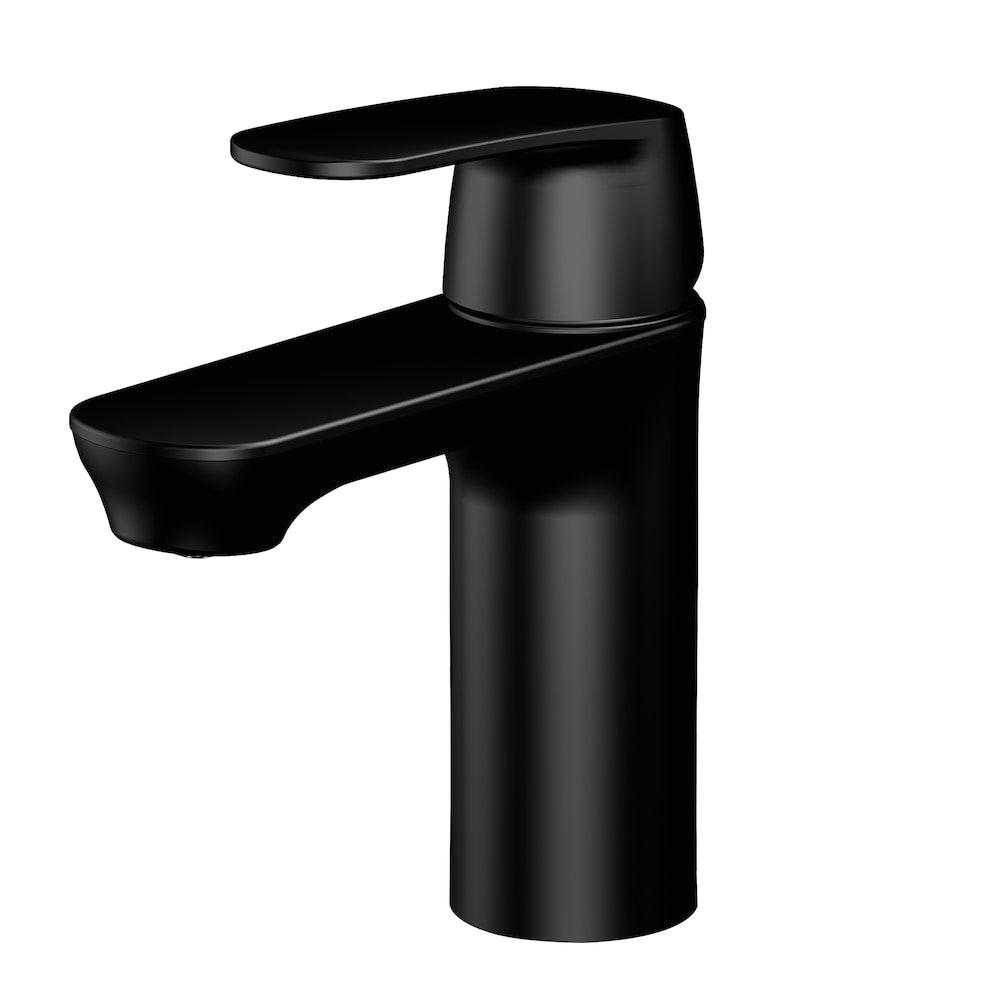 Foxton Single Hole Single-Handle Bathroom Faucet in Matte Black