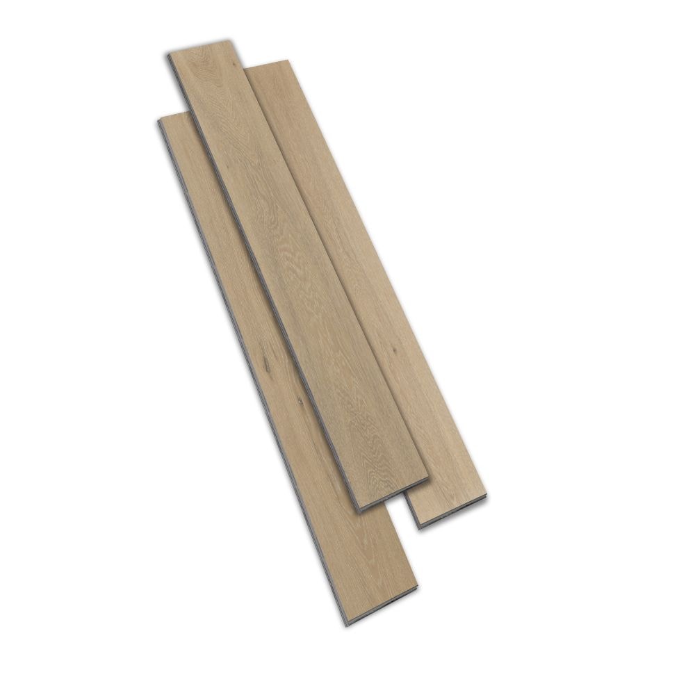 McCall Oak Random L x 6.5 in. W x 7mm Beige Interlocking Engineered Waterproof Hardwood Flooring (21.80 sq.ft./case)