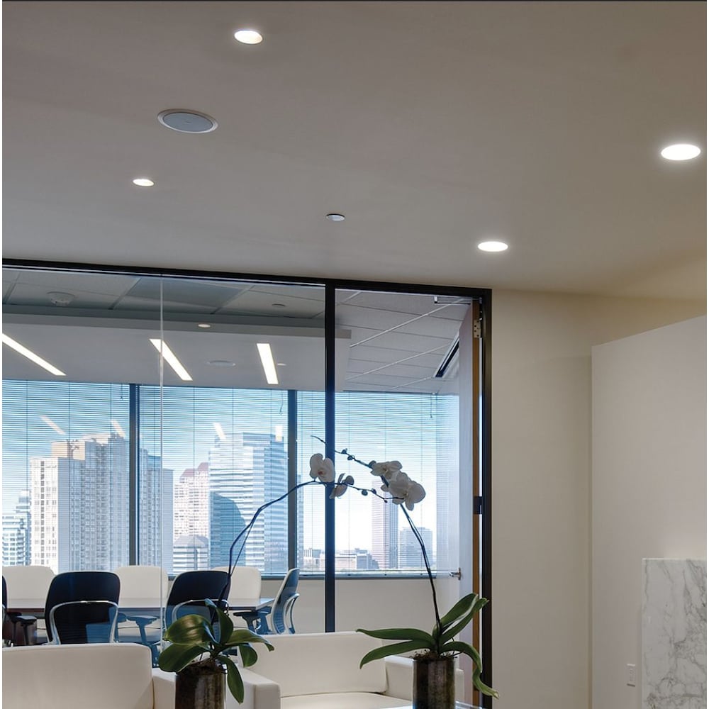 4inch 60W Equiv. White Integrated LED Color Changing Recessed downlight Kit 6-Pack