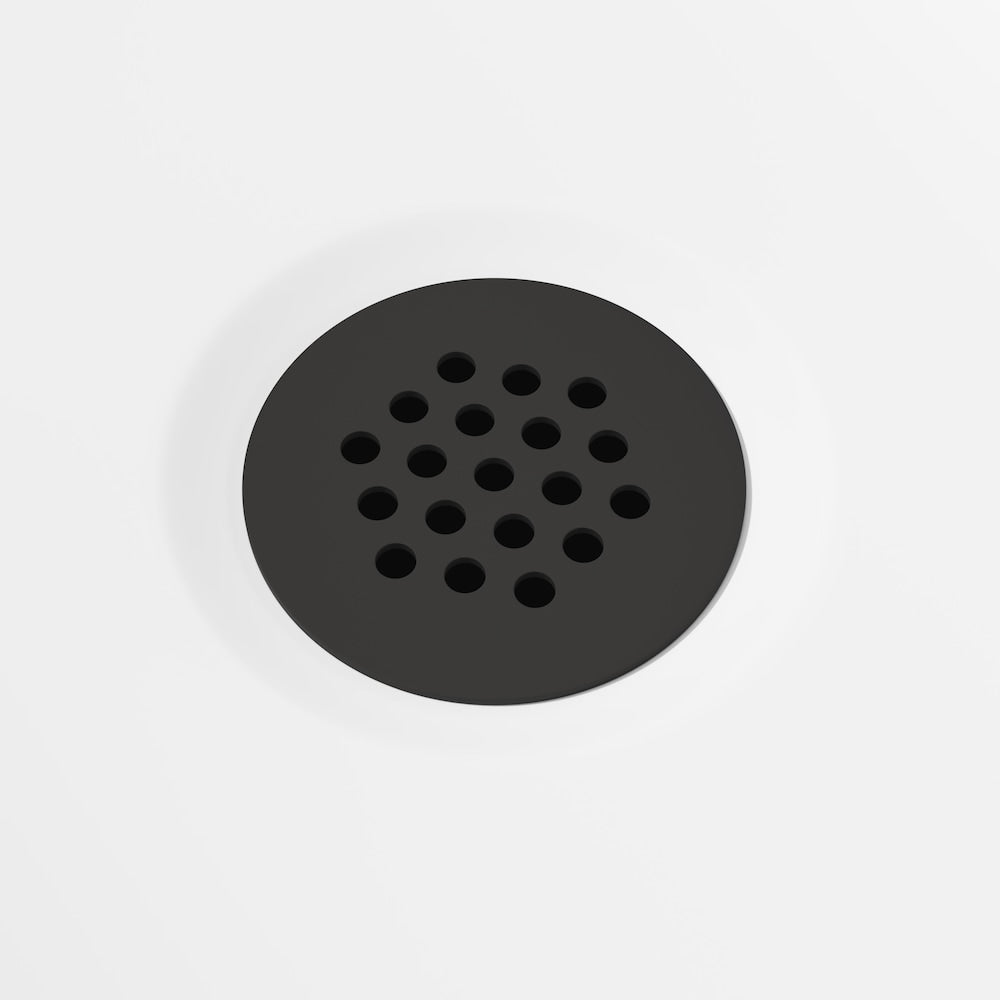 Drain de lavabo de salle de bain vasque en noir mat