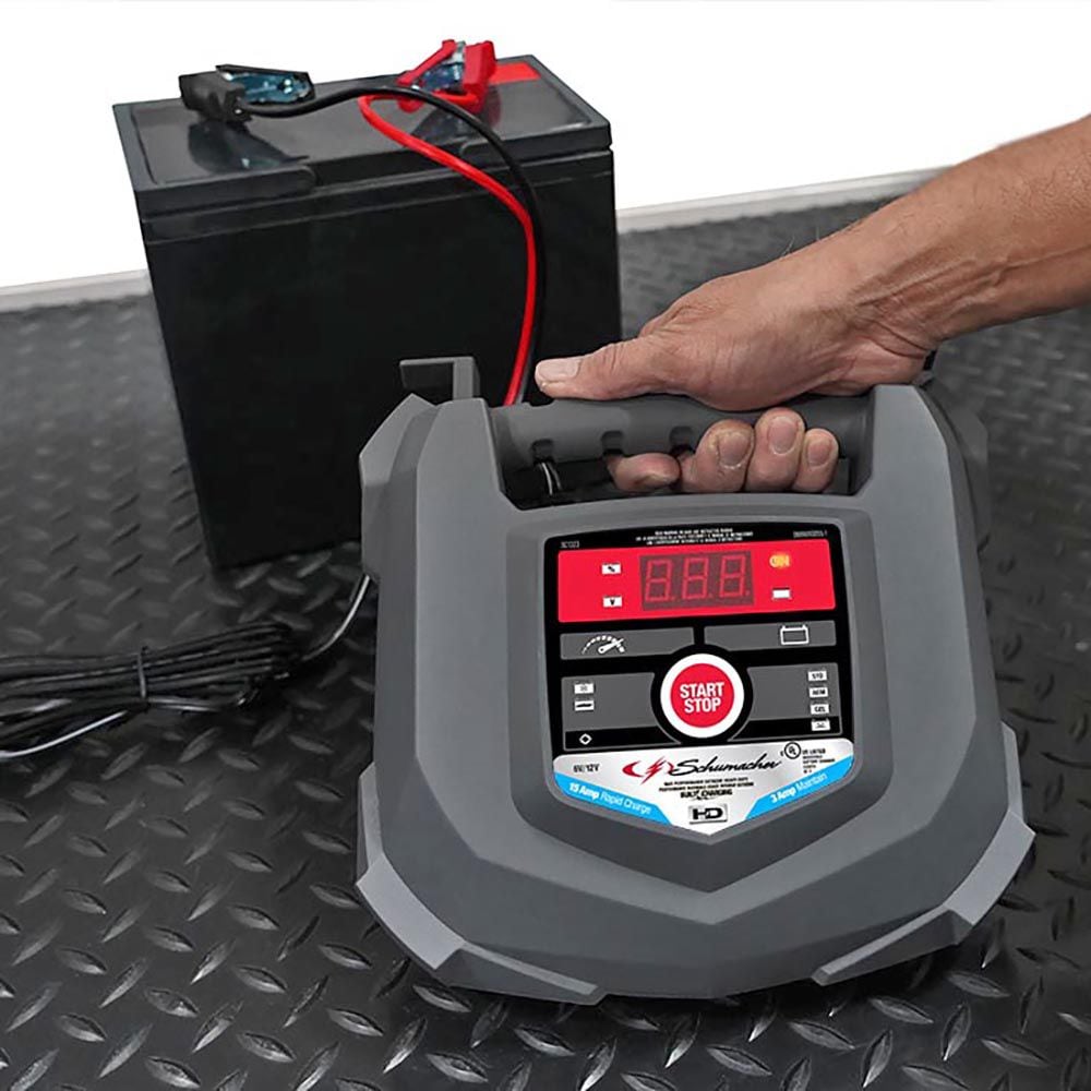 15-Amp Rapid Charger for Automotive and Marine Batteries