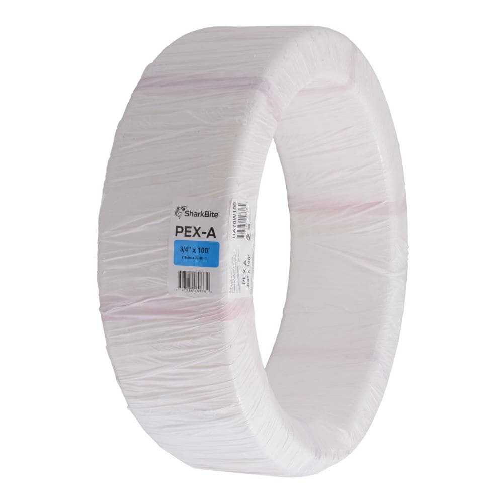 Tuyau d'expansion PEX-A blanc de 3/4 po x 100 pi