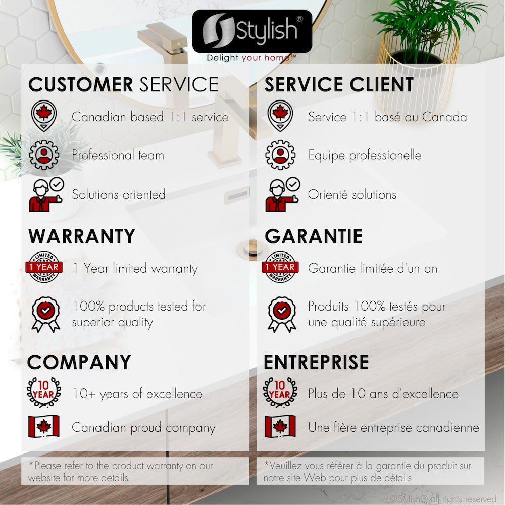 Brushed Gold Pop-Up Bathroom Sink with Overflow