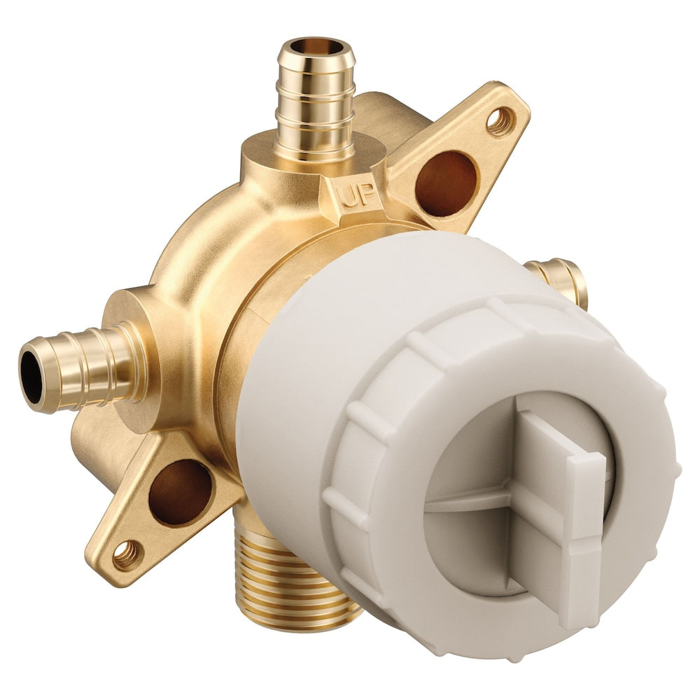 M-CORE 3-Series 1/2 in. 4 Port Tub and Shower Mixing Valve with Crimp Ring PEX Connections