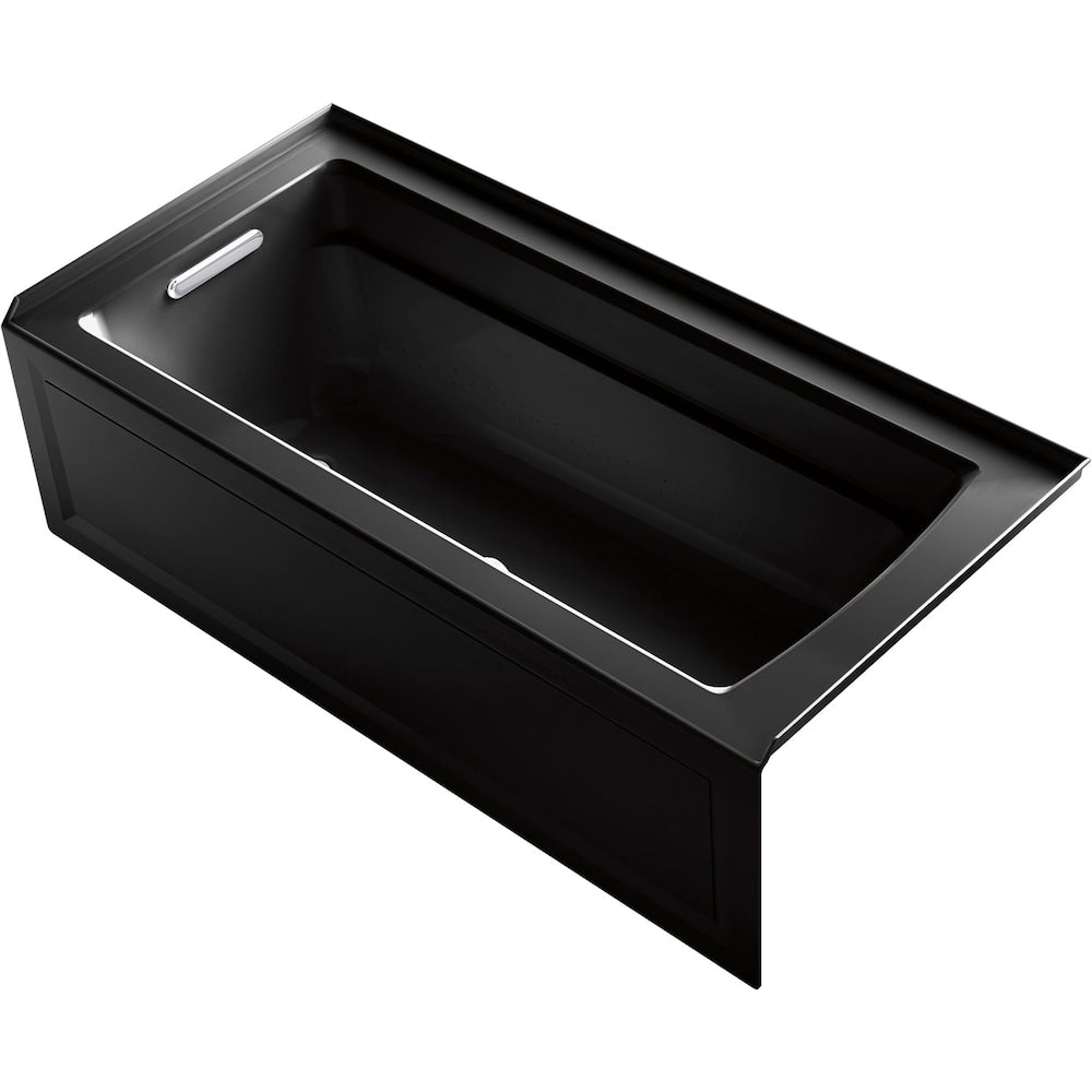 Baignoire à air hydromassante Archer Bubblemassage en noir