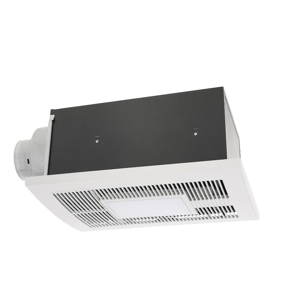 50-80-110 CFM 0.7-1.5 Sones Whisper Warm Bath Fan with Light & Heater (for rooms < 100 sq. ft.)