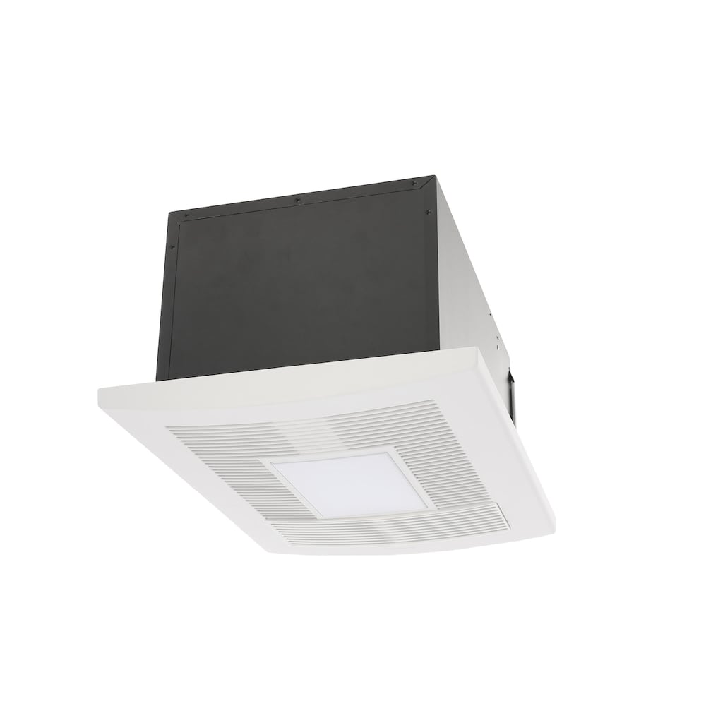 50-80-110 CFM 0.7-1.5 Sones Whisper Warm Bath Fan with Light & Heater (for rooms < 100 sq. ft.)