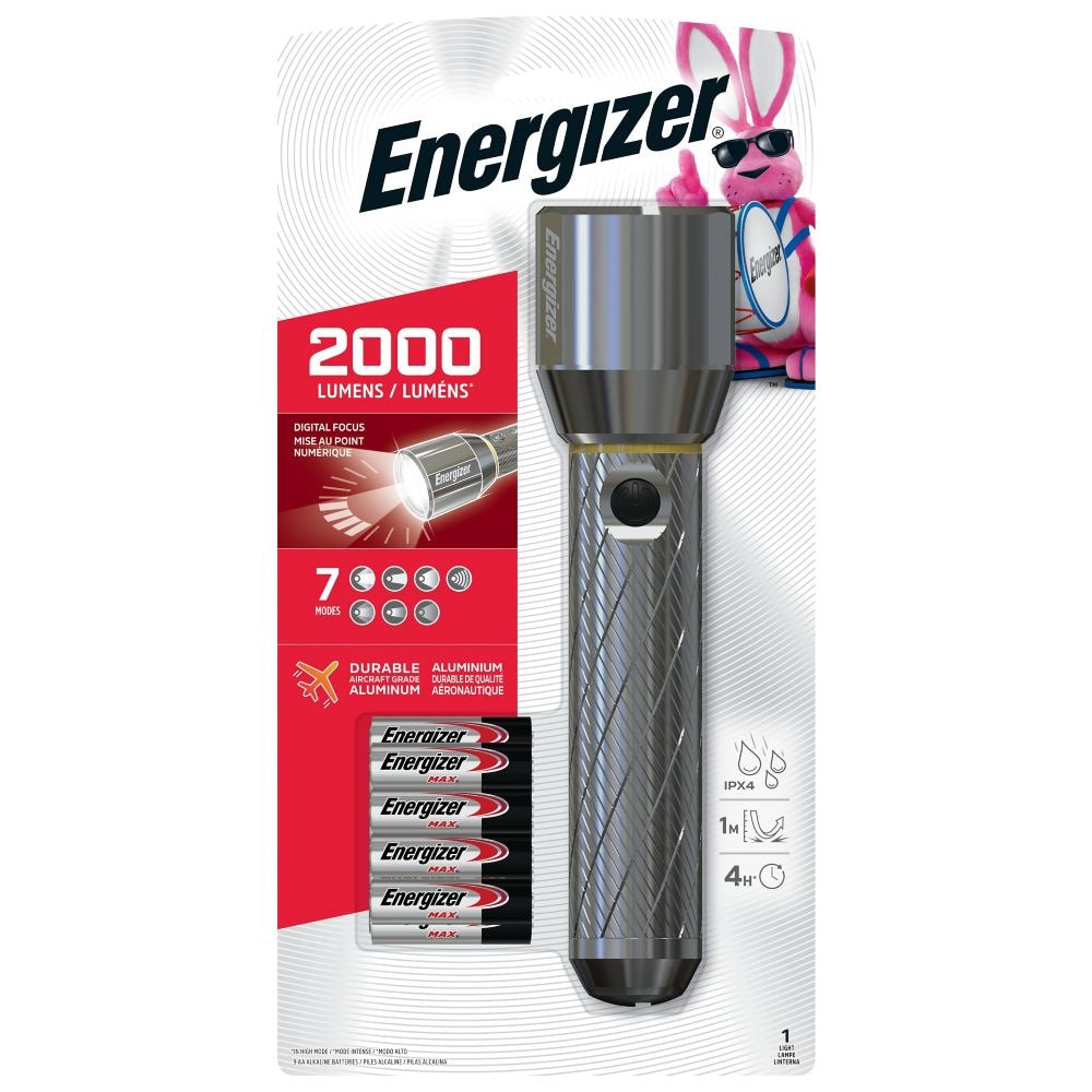 Lampe de poche en métal de 2000 lumens