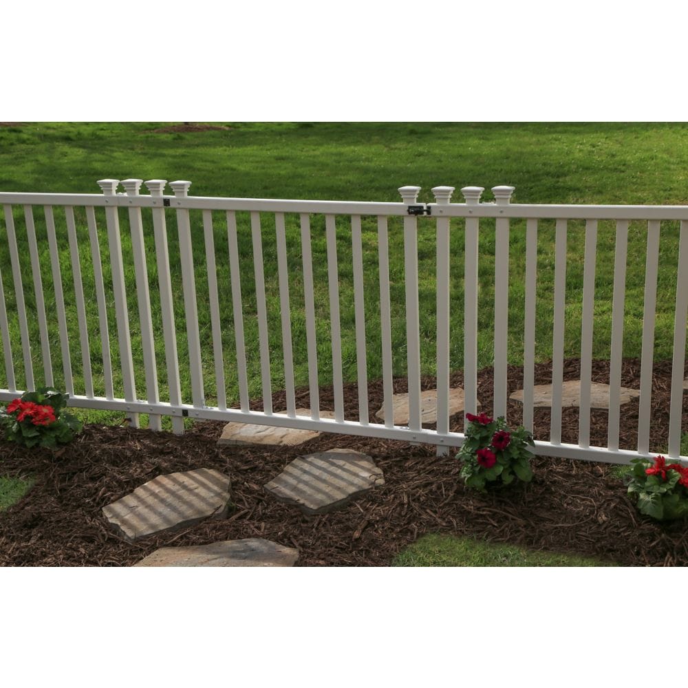 4.3 ft. W x 3 ft. H White Vinyl Baskenridge Fence Gate