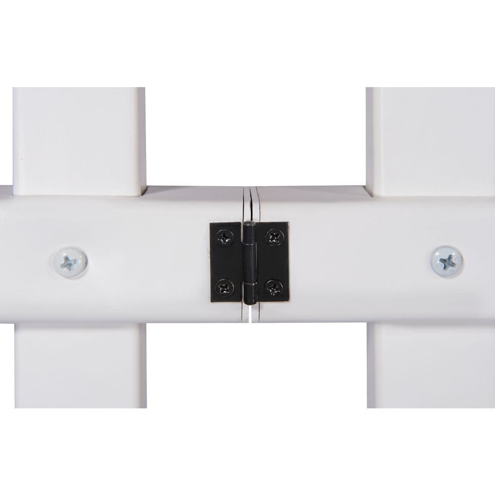 4.3 ft. W x 3 ft. H White Vinyl Baskenridge Fence Gate