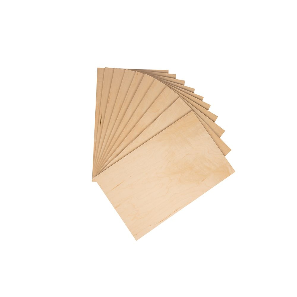 1/4 in. X 1 ft. X 1 ft. 7 in. Prefinished Maple Plywood (10-pack)