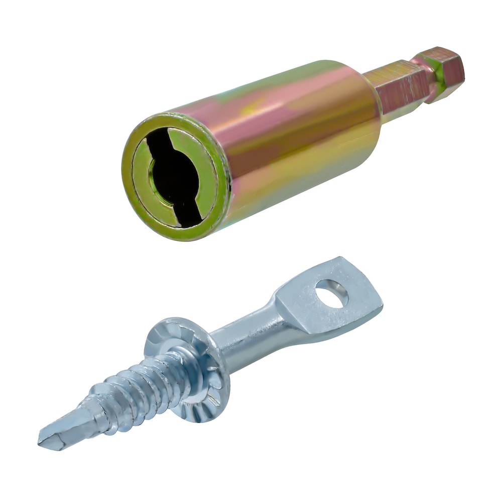 Vis à tête creuse acoustique Drill-X 1/4 po x 2 po avec tournevis, 150 pièces