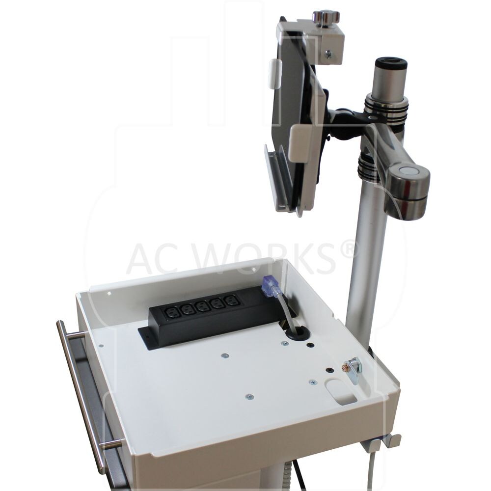 15A 20FT 14/3 Medical Hospital Grade Power Cord to Right Angle IEC C13