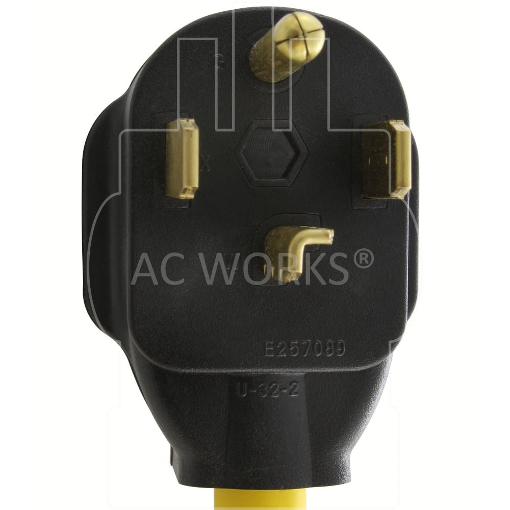 1.5FT 14-30P 30A 4-Prong Dryer Plug to 30A RV Adapter