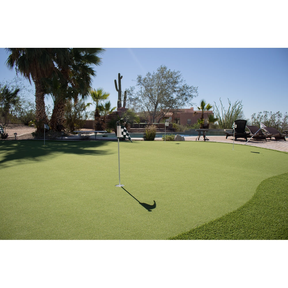 Putting Green 5 pieds x 15 pieds de gazon artificiel pour aménagement paysager extérieur