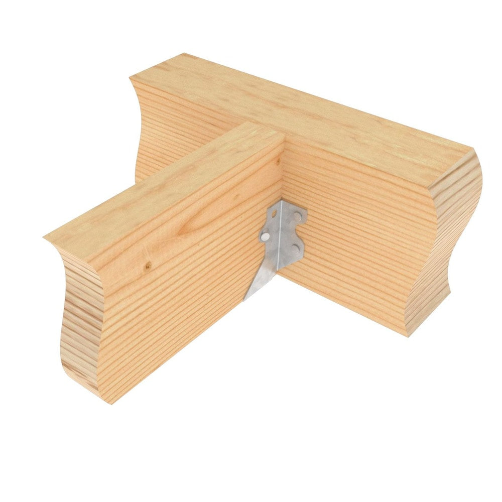 2 in. x 4 in. G185 Slant Nail Face Mount Joist Hanger
