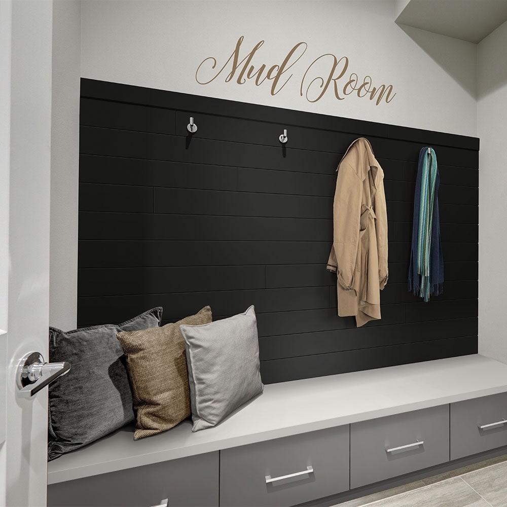 Panneau de garniture en bois de pin résineux intemporel de 1 po x 4 po x 8 pi (paquet de 2)