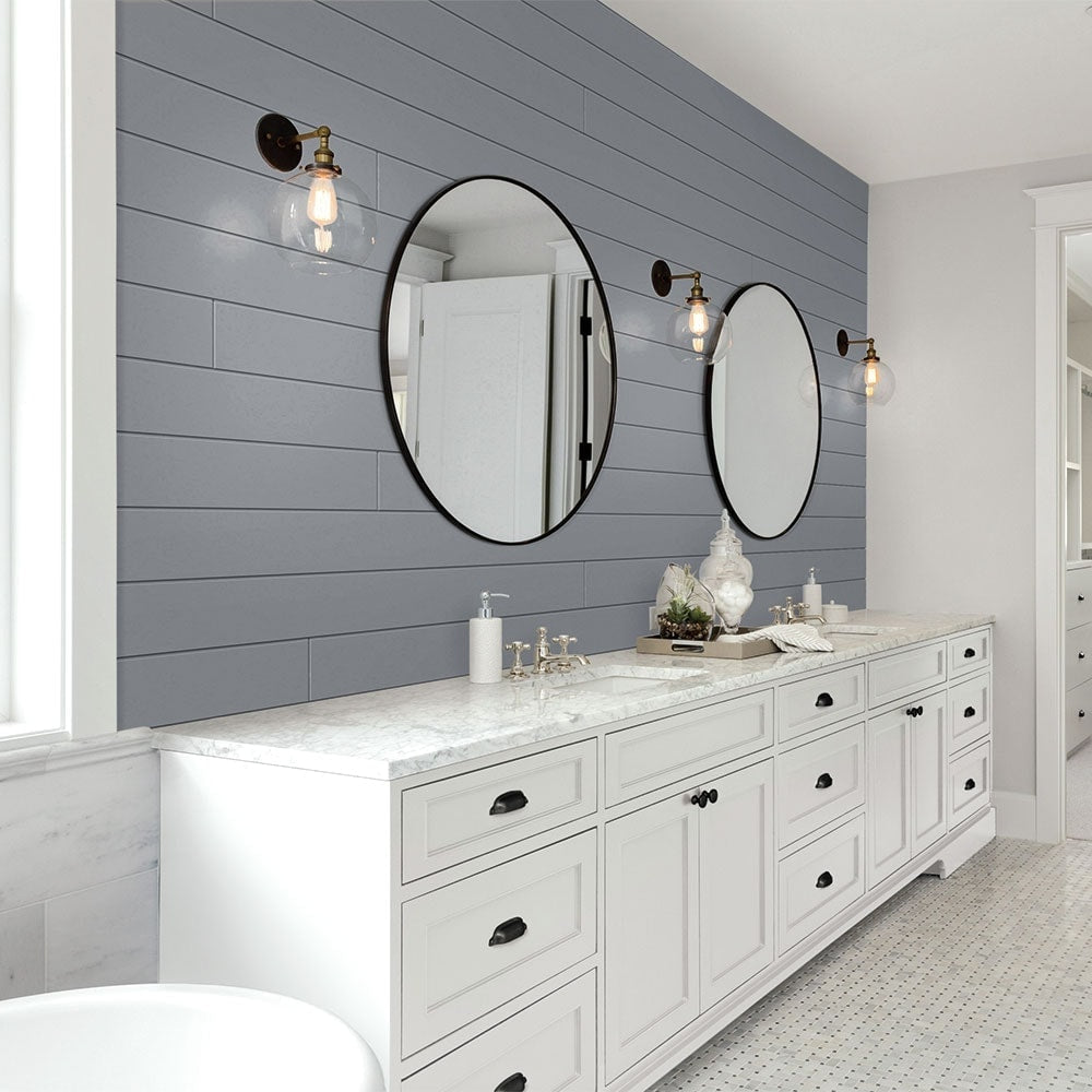 1-inchx 4-inchx 8 ft. Timeless Granite Gray Finished Pine Softwood Trim Board (2 Pack)