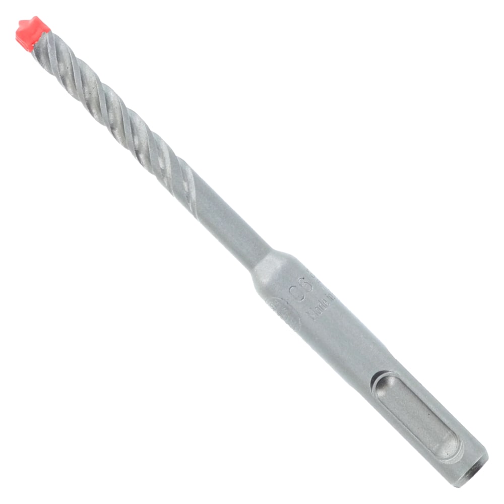 Rebar Demon 1/4 in. x 2 in. x 4 in. SDS-Plus 4-Cutter Full Carbide Head Hammer Drill Bit for Concrete/Rebar Drilling