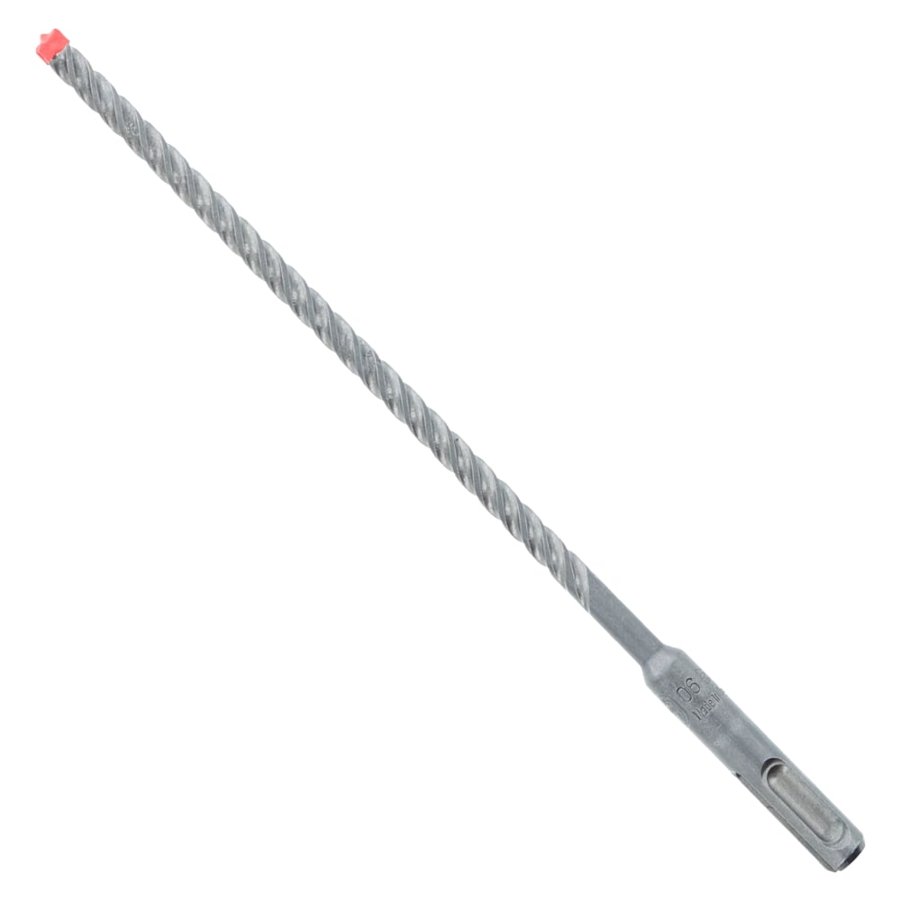 Rebar Demon 1/4 in. x 6 in. x 8 in. SDS-Plus 4-Cutter Full Carbide Head Hammer Drill Bit for Concrete/Rebar Drilling