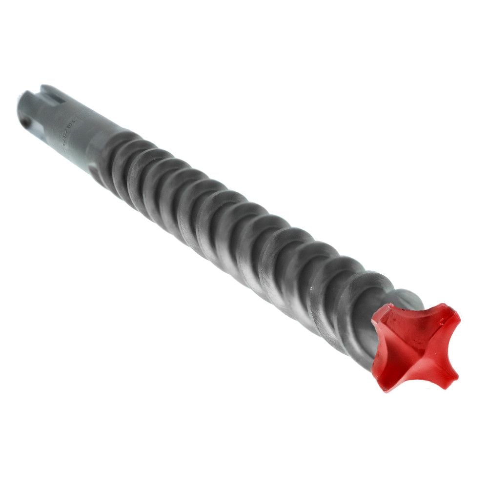 Rebar Demon 7/8 in. x 8 in. x 13 in. SDS-Max 4-Cutter Full Carbide Head Hammer Drill Bit for Concrete/Rebar Drilling