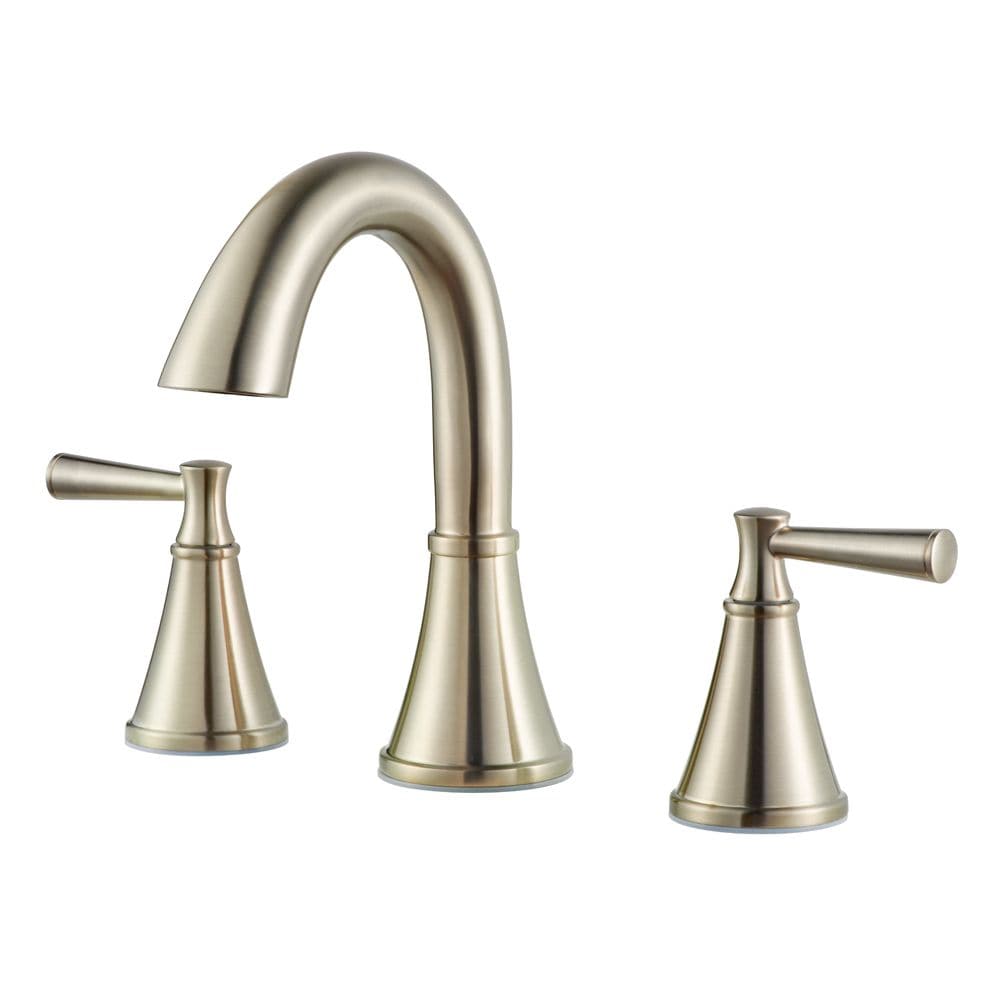 Pavlov All-in-One Undermount Nickel Bath Sink Design Kit with Pfister Cantara Faucet and Drain