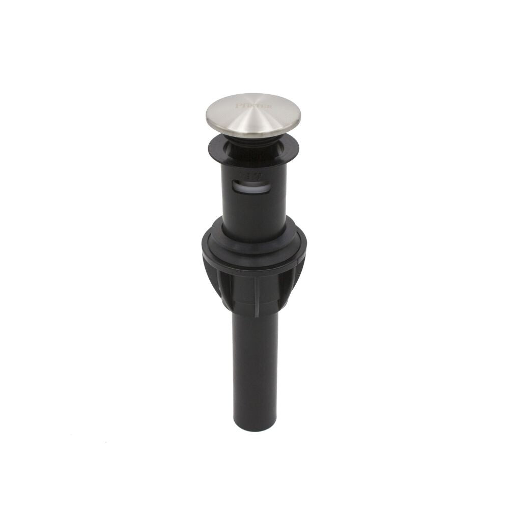 Pavlov All-in-One Undermount Nickel Bath Sink Design Kit with Pfister Cantara Faucet and Drain