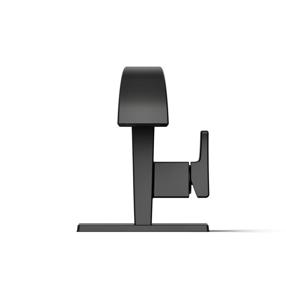 Robinet de salle de bain à poignée unique Katun à trou unique ou à poignée centrale de 4 pouces en noir mat