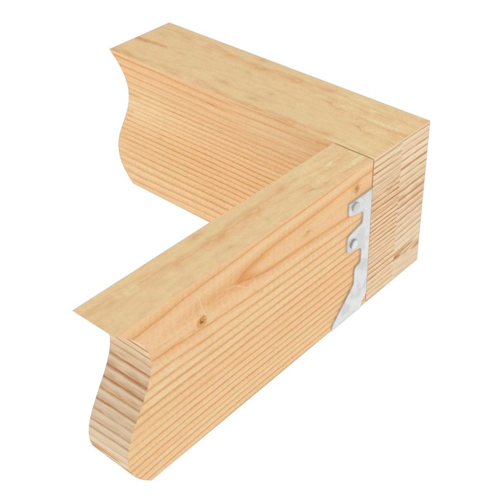 2 x 6-8 inch 18 Gauge G185 Inverted Flange Face Mount Joist Hanger