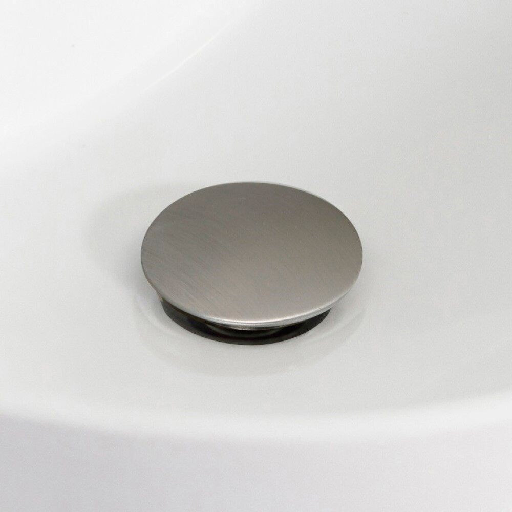 Deck Mount CUPC Approved Lead Free Brass Faucet Set In Brushed Nickel Color - Overflow Drain Incl. AI-29483