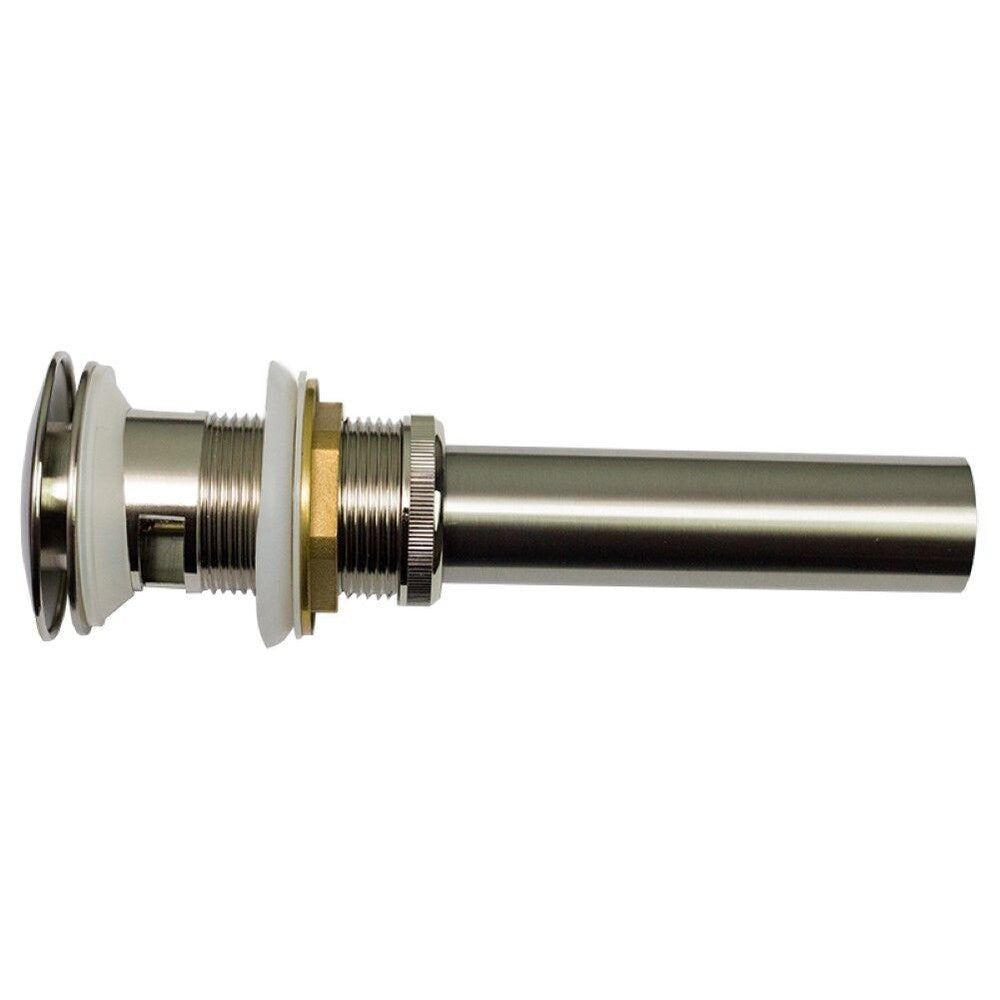 Deck Mount CUPC Approved Lead Free Brass Faucet Set In Brushed Nickel Color - Overflow Drain Incl. AI-29483