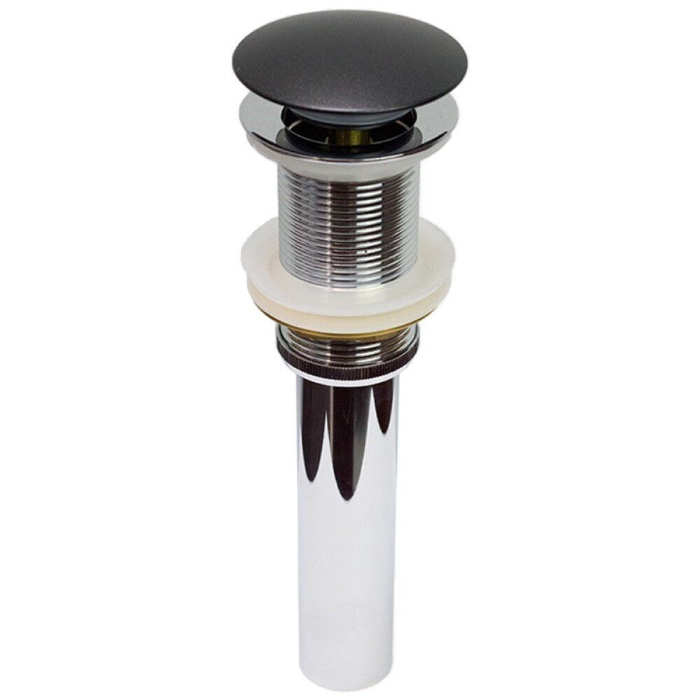 1 Hole CUPC Approved Lead Free Brass Faucet Set In Black Color - Drain Incl. AI-29490
