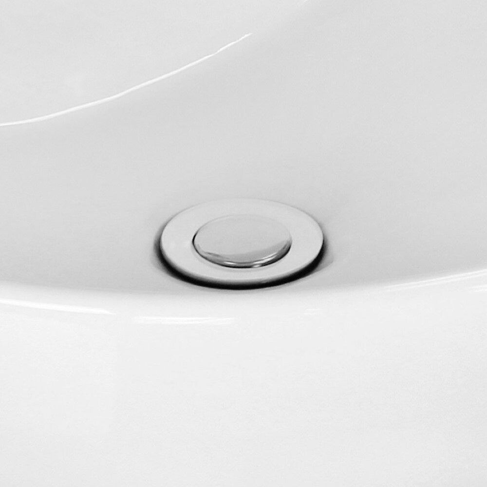 1 Hole CUPC Approved Lead Free Brass Faucet Set In Chrome Color - Overflow Drain Incl. AI-29501