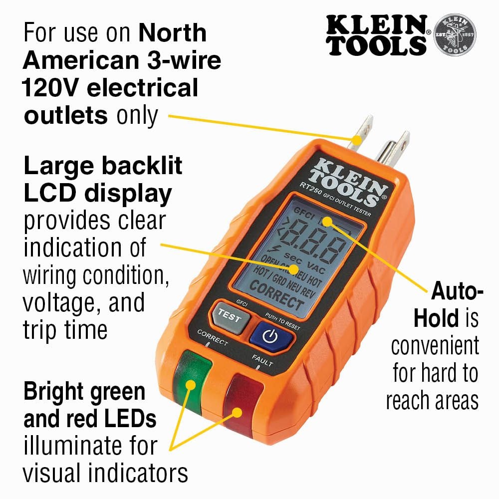 Multi-Meter, Voltage Tester and Outlet Tester Premium Electrical Tool Set