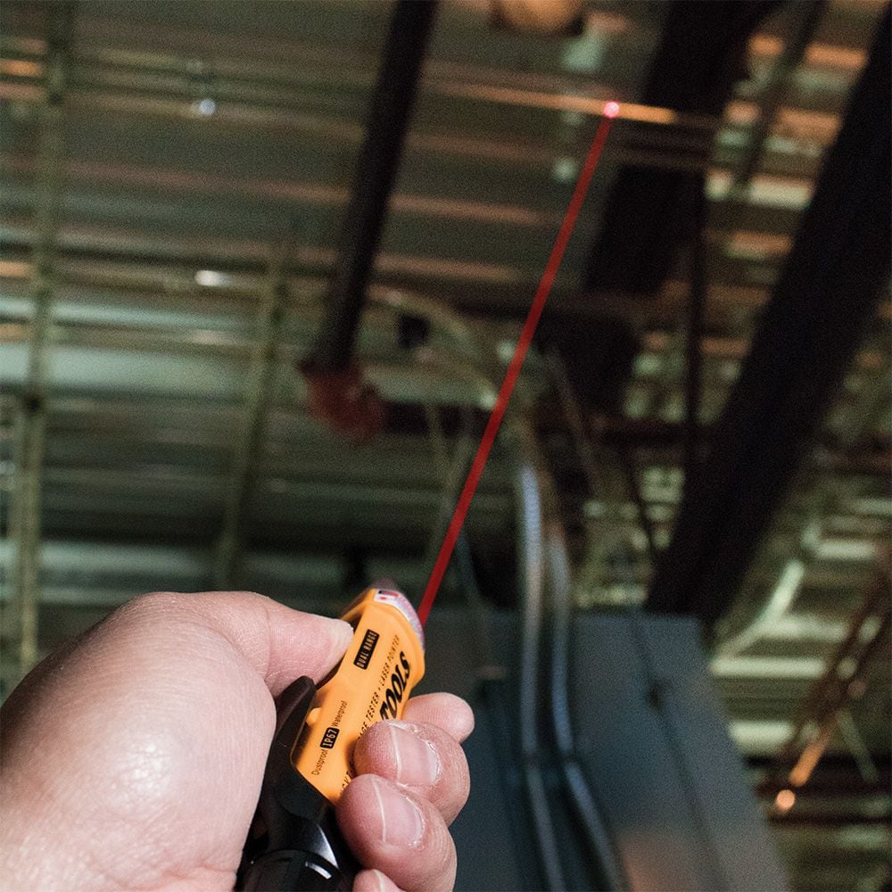 Stylo testeur de tension sans contact, double plage, avec pointeur laser