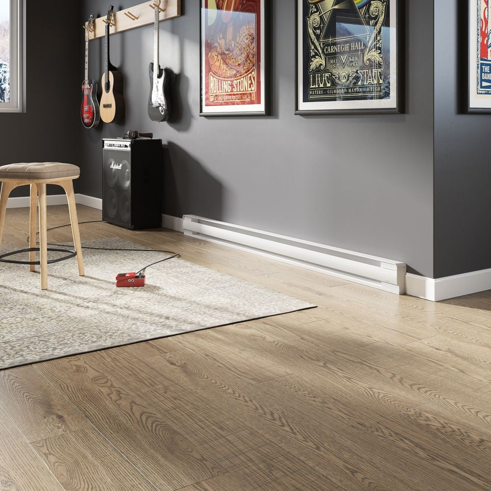 Plinthe électrique Brava rouge 1000W