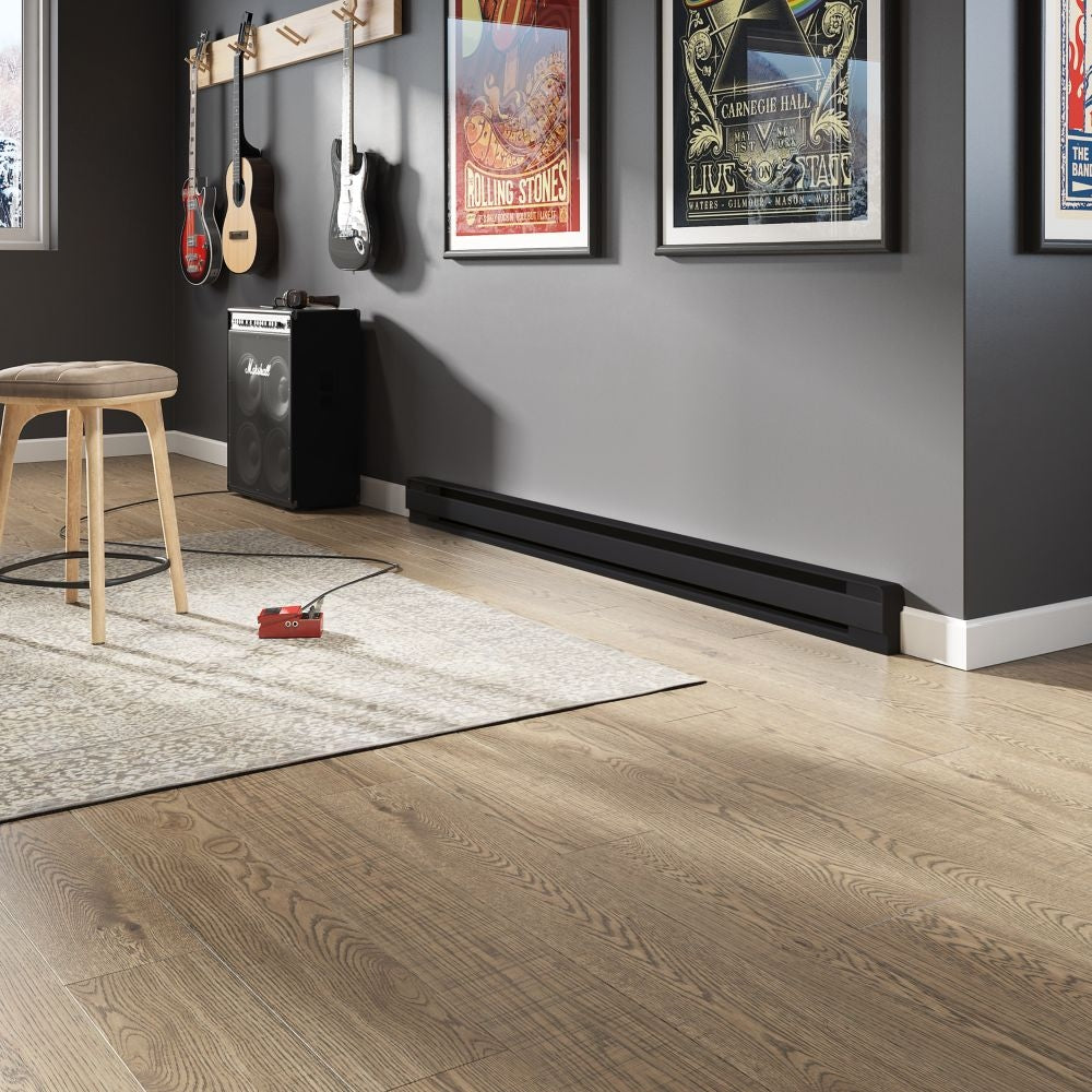 Brava electric baseboard black 1250W