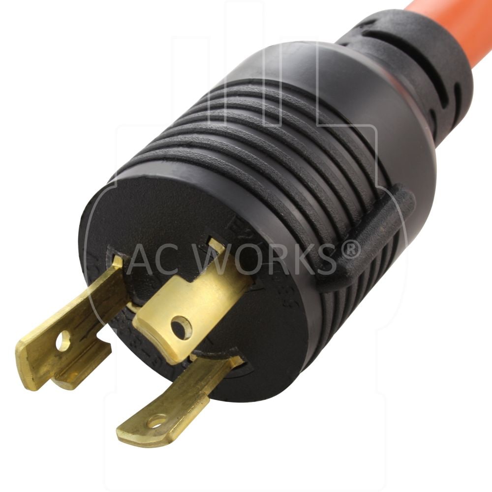1.5FT 30A 250V L6-30 Plug to (3) NEMA 6-15/20 Tri-Outlets with Indicator