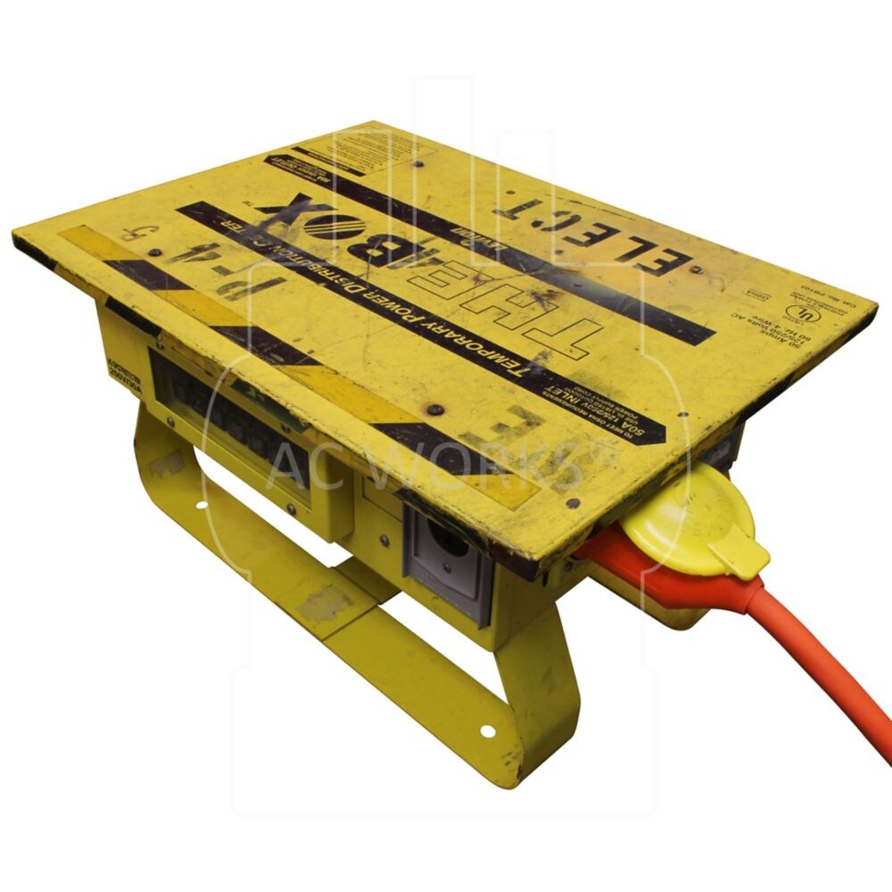 1.5FT 50A CS6365/ SS2-50P Locking Plug to 15/20A Household Outlet with 20A Breaker