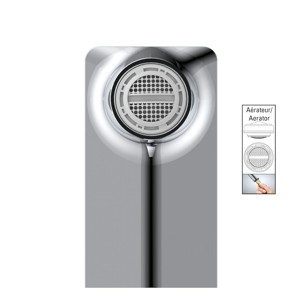 Single Handle Lavatory Faucet in Chrome Finish