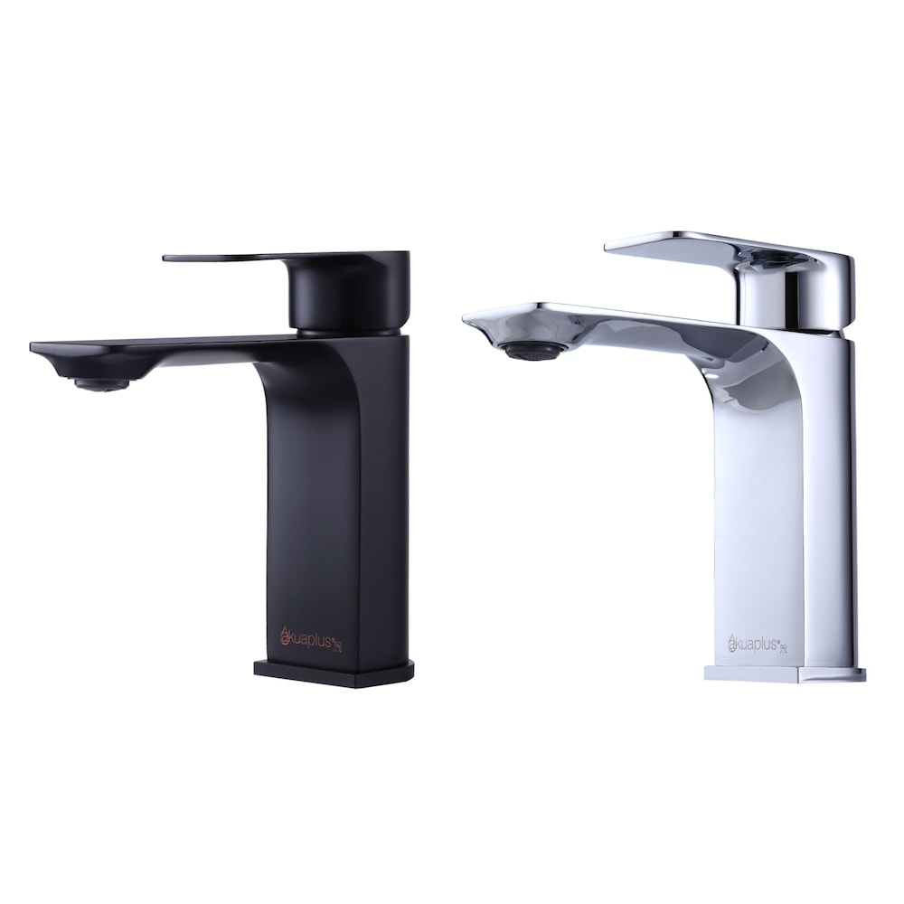 Single Handle Lavatory Faucet in Black Matte Finish
