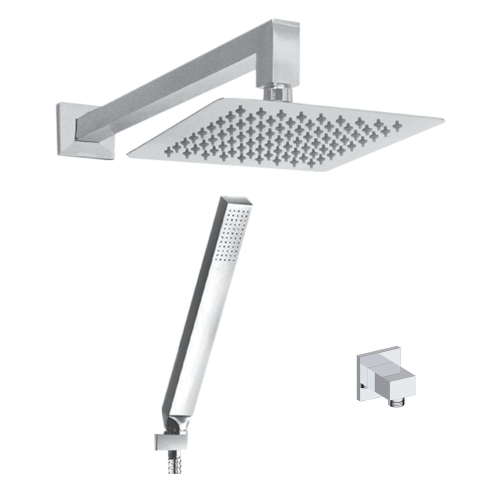 Shower Faucet with Sliding Rail in Chrome
