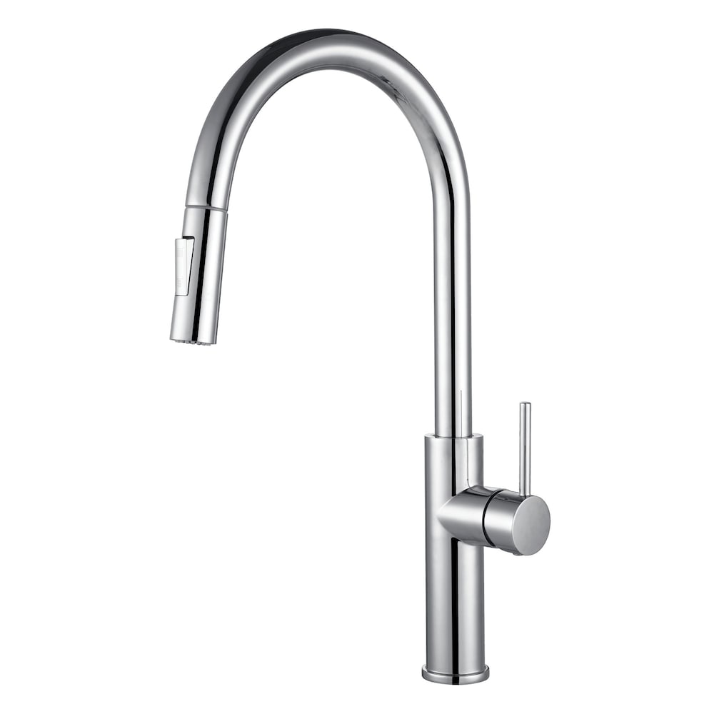 ABA 1-Handle Kitchen Faucet in Chrome Finish