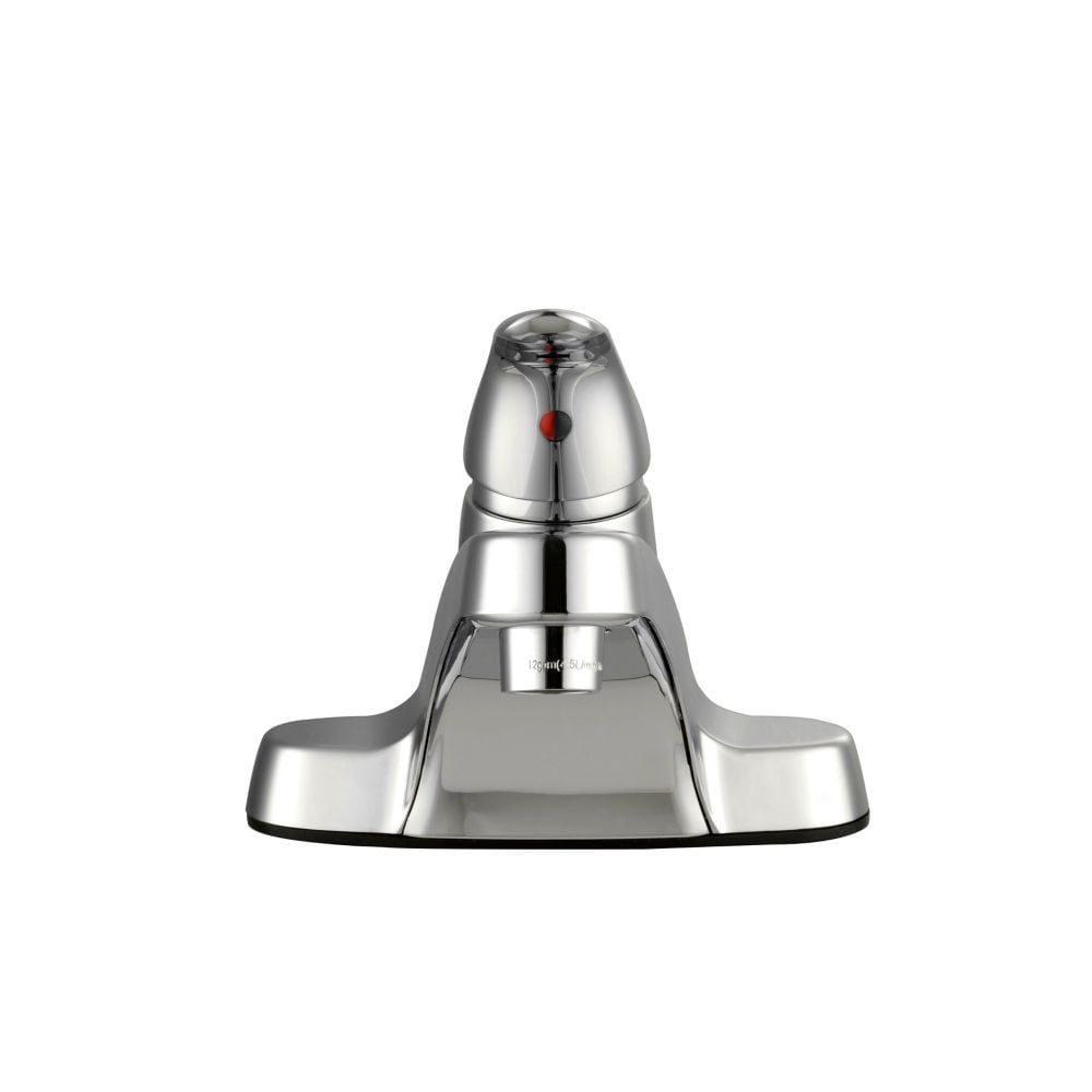 Aragon 4 inch Centerset Single Handle Bathroom Faucet in Chrome