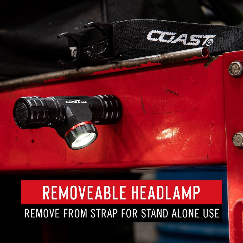 XPH30R 1000 Lumen Rechargeable Dual Power Magnetic LED Headlamp