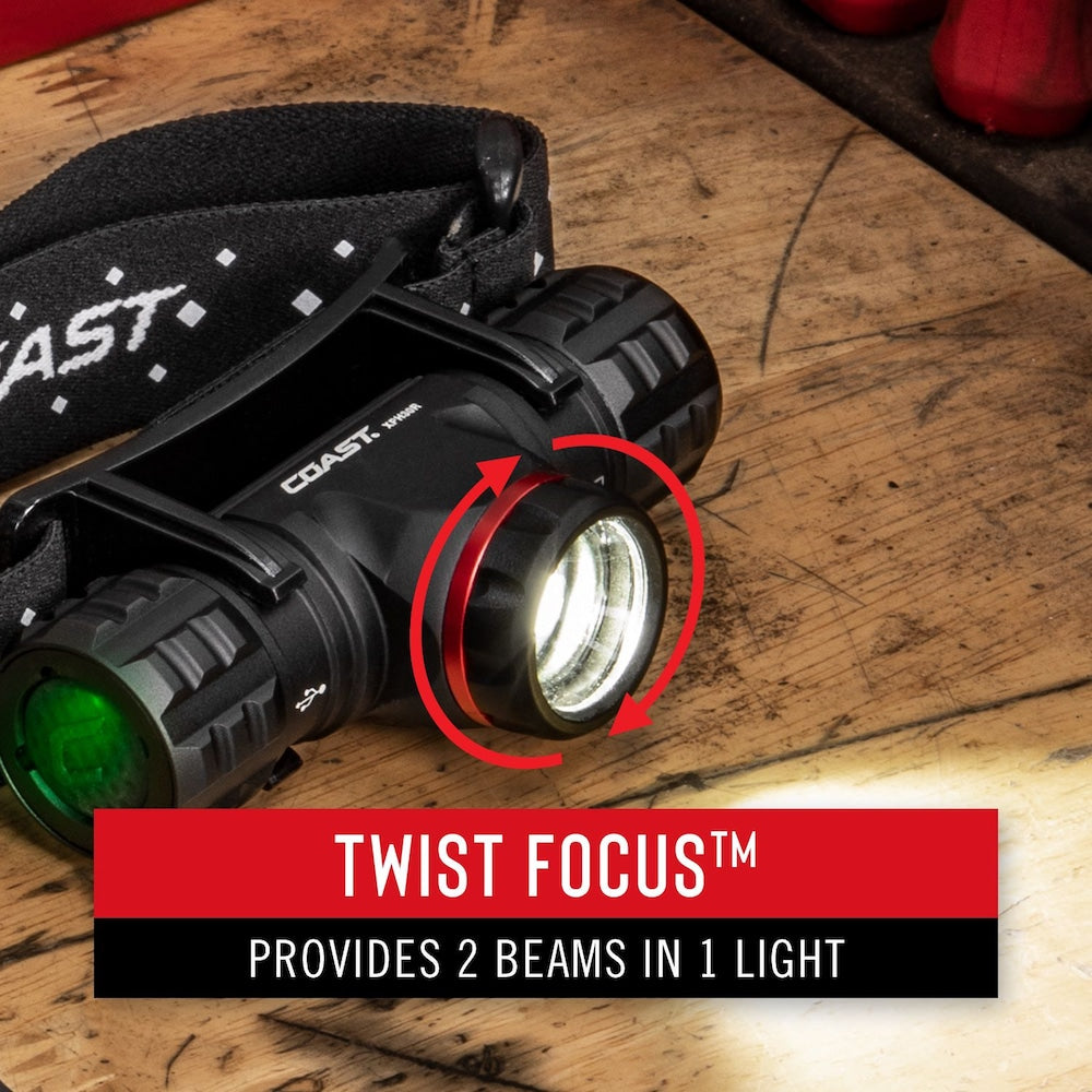 XPH30R 1000 Lumen Rechargeable Dual Power Magnetic LED Headlamp