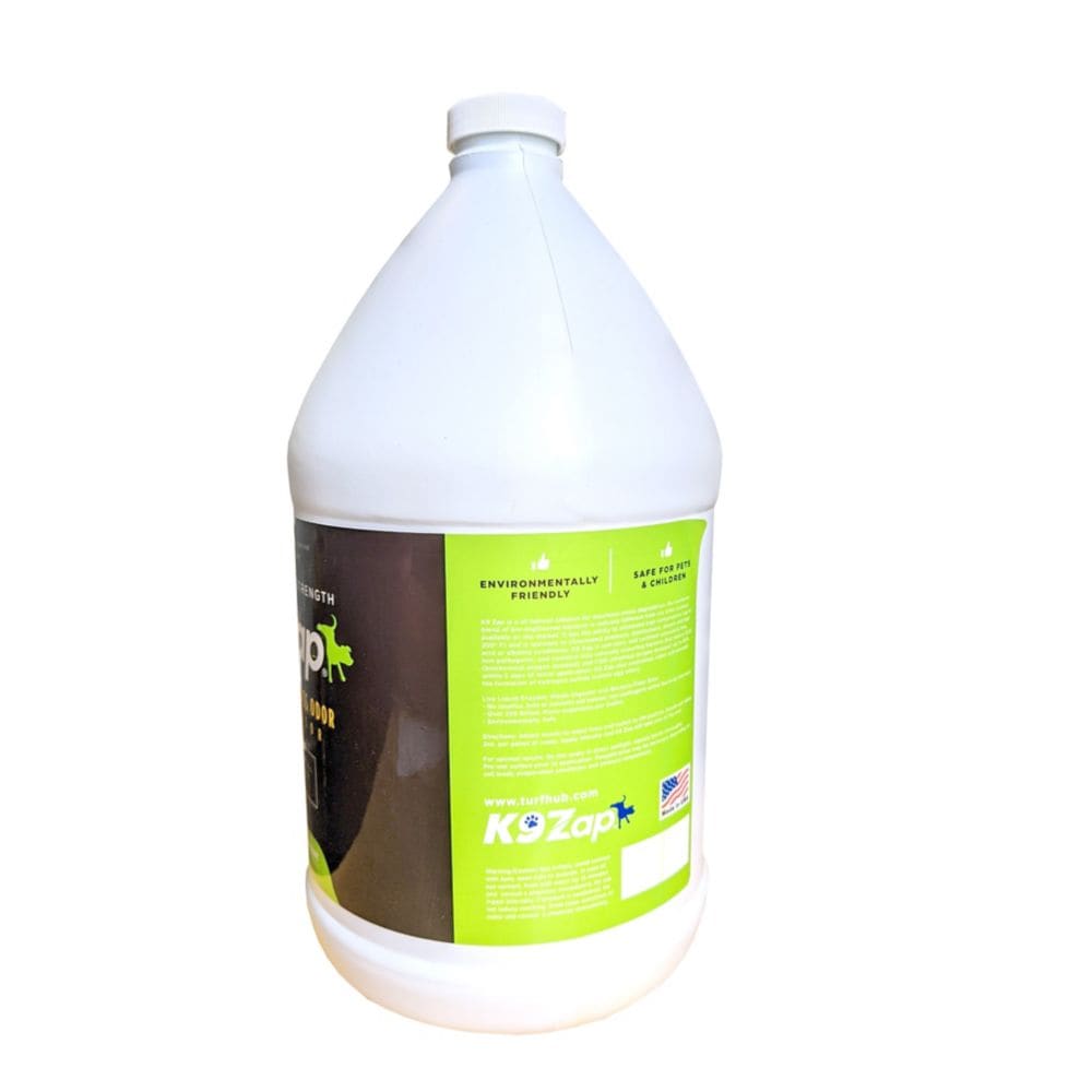 K9 ZAP 1 GALLON ÉLIMINATEUR D'ODEURS D'ANIMAUX DE COMPAGNIE POUR GAZON ARTIFICIEL POUR AMÉNAGEMENT PAYSAGER EXTÉRIEUR