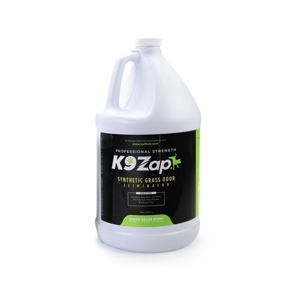 K9 ZAP 1 GALLON ÉLIMINATEUR D'ODEURS D'ANIMAUX DE COMPAGNIE POUR GAZON ARTIFICIEL POUR AMÉNAGEMENT PAYSAGER EXTÉRIEUR